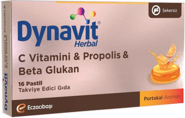 Dynavit Herbal Pastil C Vitamini & Propolis & Beta Glukan ürün görseli