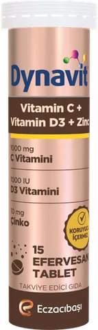 Vitamin C + Vitamin D3 + Çinko